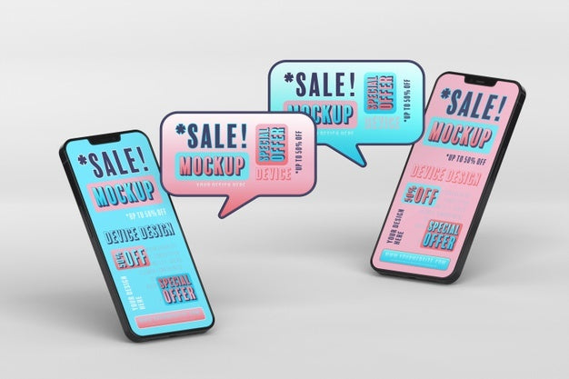 Mock-Up Of Smartphone Sale Psd