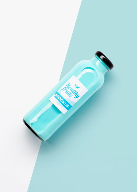 Mock-Up Of Smoothie With Healthy Fruit Psd