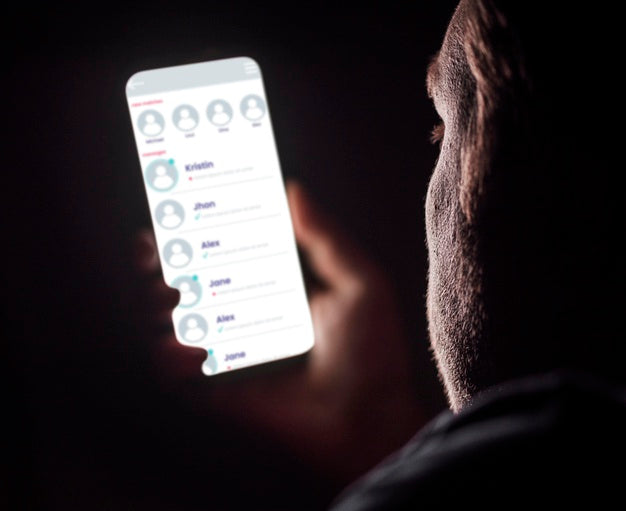 Mock-Up Phone Addiction Psd