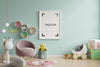 Mock Up Poster In Child Room Psd
