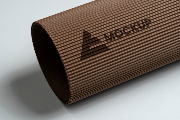 Mock-Up Rolled Logo Design Business Psd