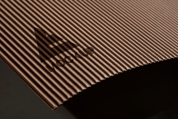 Mock-Up Rolled Logo Design Business Psd