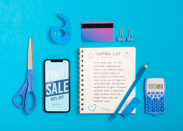 Mock-Up Shoppings Device Psd