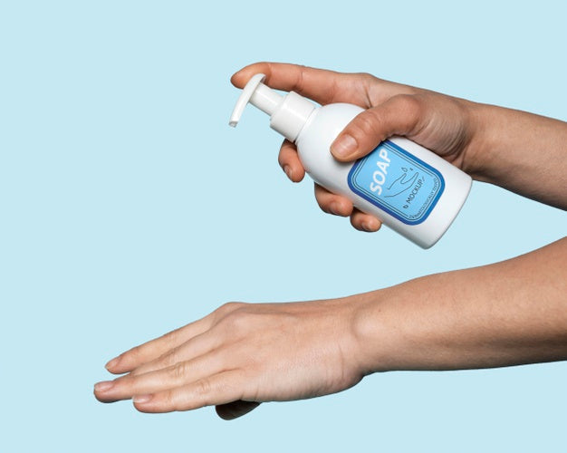 Mock Up Soap For Washing Hands Psd