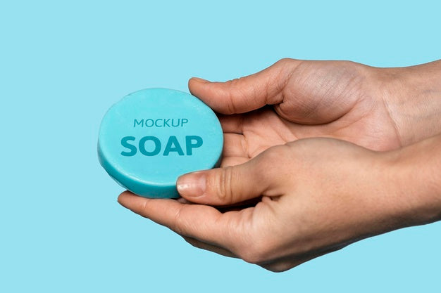Mock Up Soap For Washing Hands Psd