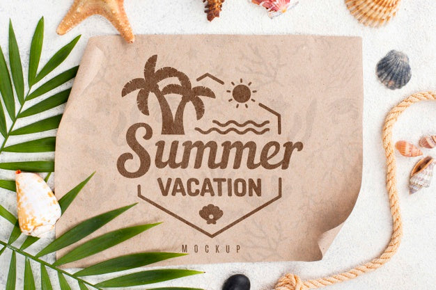 Mock-Up Summer Message Psd