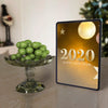 Mock-Up Tablet With New Year Wish Message On Table Psd