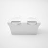 Mock Up Template Plastic Tub Bucket Container Psd