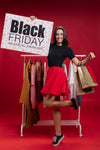 Mock-Up With Black Friday Promotional Sales Psd