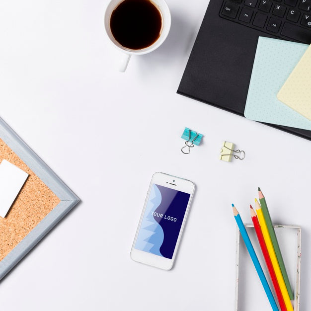 Mock-Up With Electronic Device For Work Psd