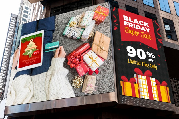 Mock-Up With Limited Time Sale Psd