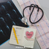 Mock Up With Medical Equipment And Notebook Psd