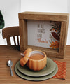 Mock-Up With Thanksgiving Day Arrangements Psd