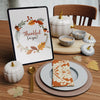 Mock-Up With Thanksgiving Day Setup Psd