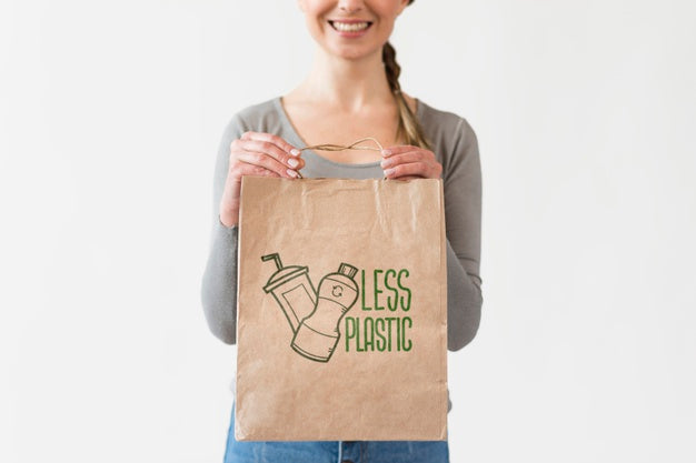 Mock-Up With Zero Waste Concept Psd