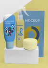 Mockup Beauty Products Display Psd