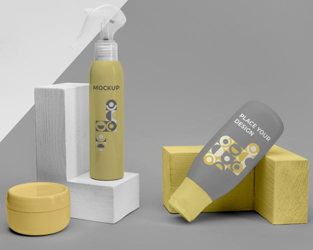 Mockup Beauty Products Display Psd
