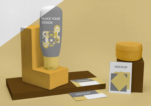 Mockup Beauty Products Display Psd