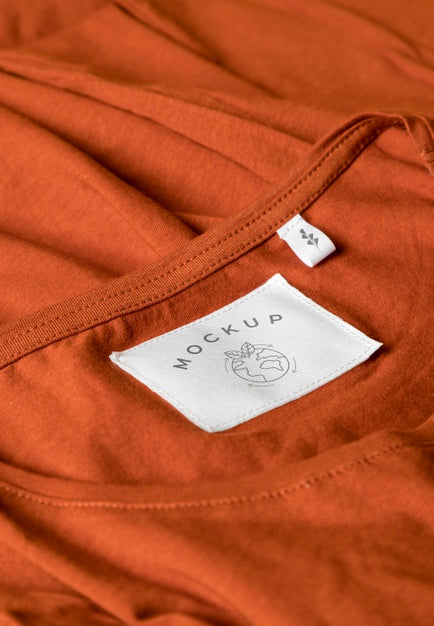 Mockup Blouse Close Up Psd