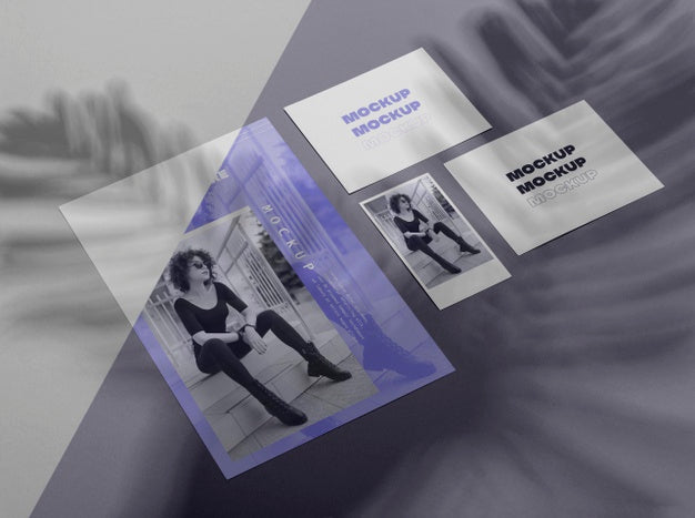 Mockup Brochure Shadow Overlay Psd