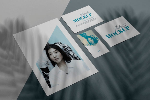 Mockup Brochure Shadow Overlay Psd