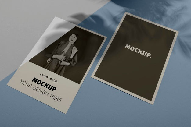 Mockup Brochure Shadow Overlay Psd