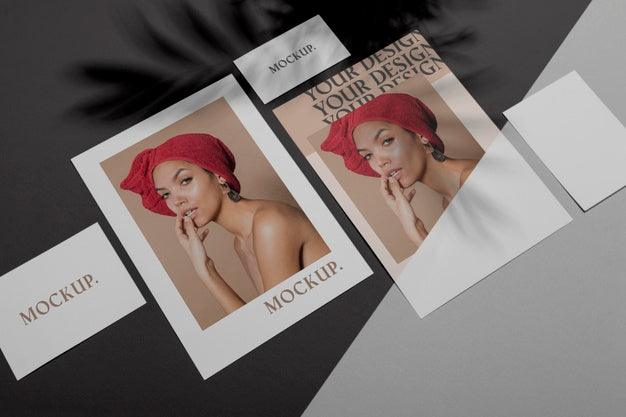 Mockup Brochure Shadow Overlay Psd