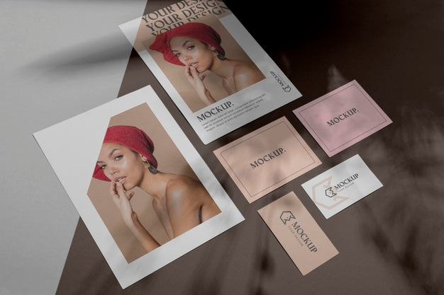 Mockup Brochure Shadow Overlay Psd