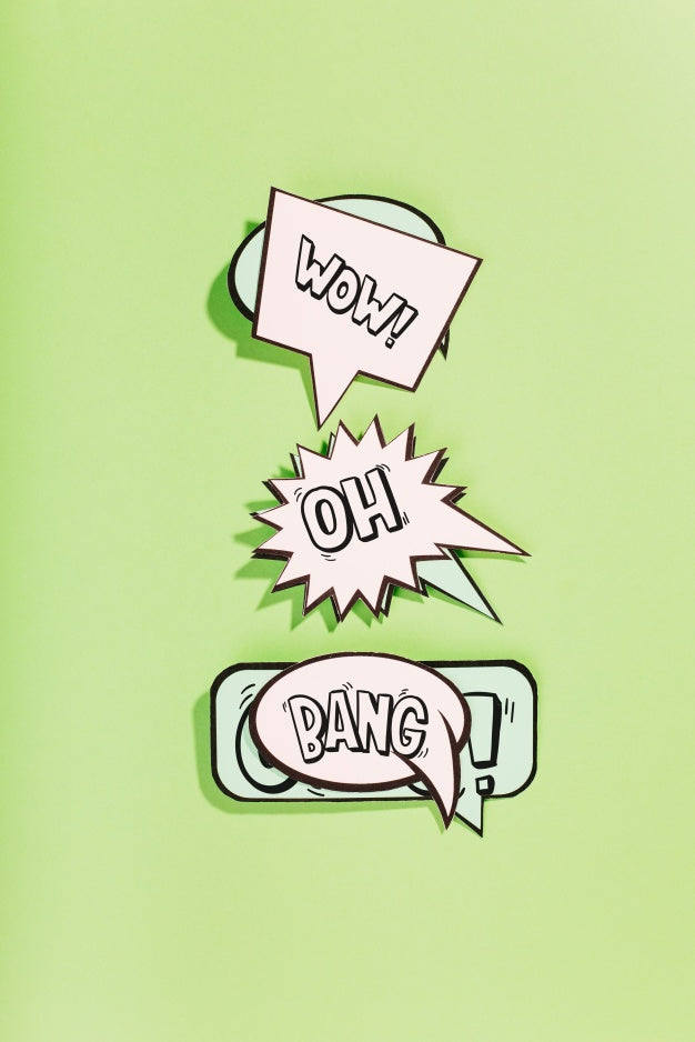 Mockup Collection Of Speech Bubbles Psd