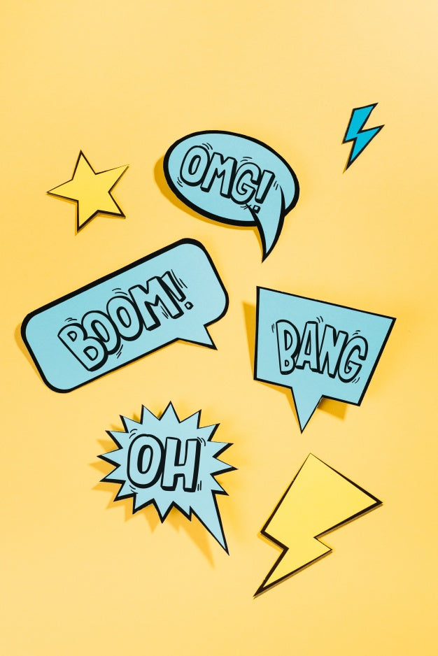 Mockup Collection Of Speech Bubbles Psd