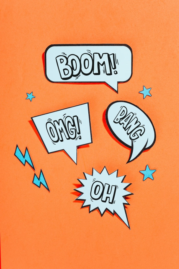 Mockup Collection Of Speech Bubbles Psd