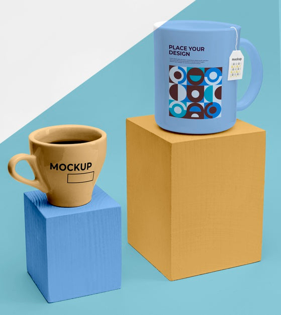 Mockup Cups Of Tea Psd