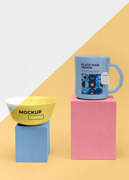 Mockup Cups Of Tea Psd