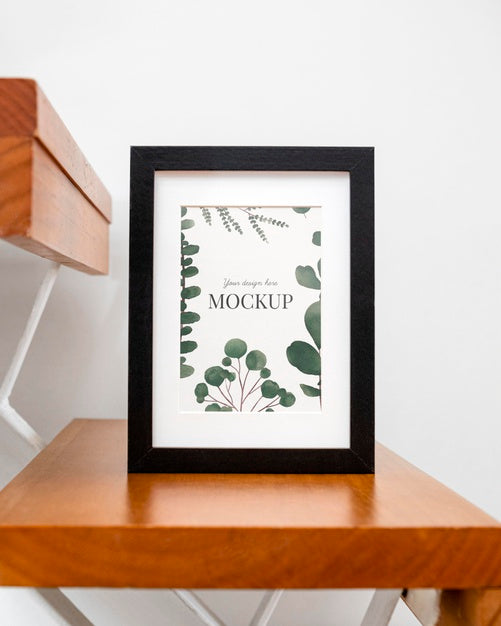 Mockup Frame On Stairs Psd