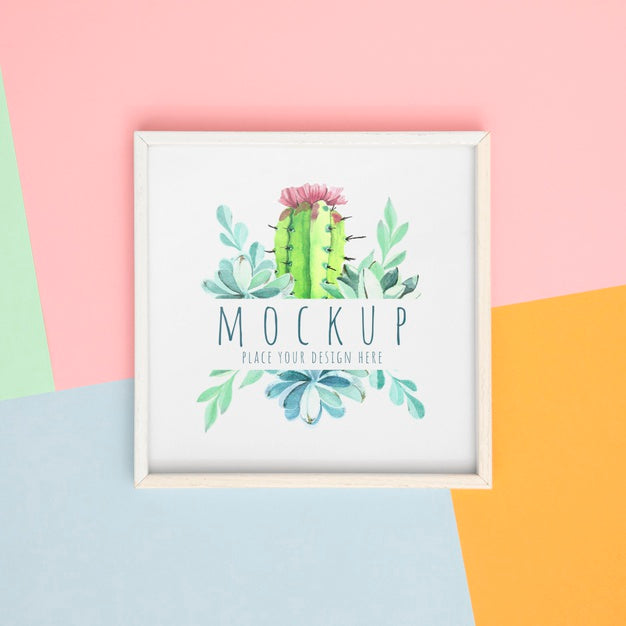 Mockup Frame On Wall Psd