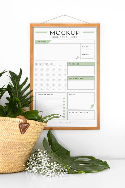 Mockup Frame On Wall Psd