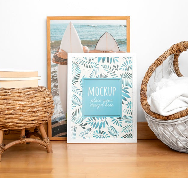 Mockup Frames On Floor Psd