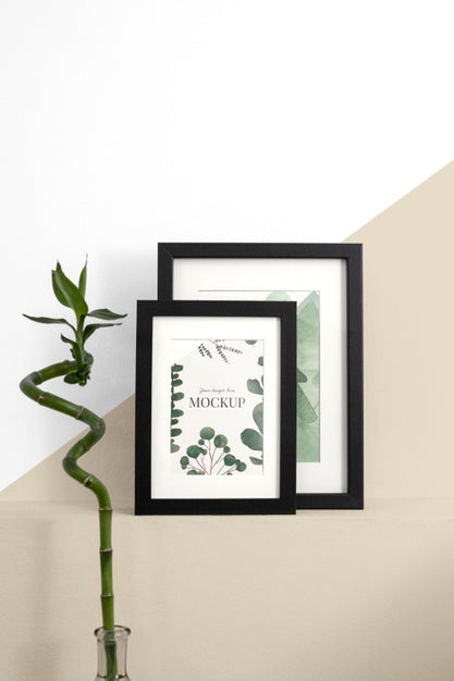Mockup Frames On Wall Psd