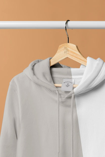 Mockup Hoodie Close Up Psd