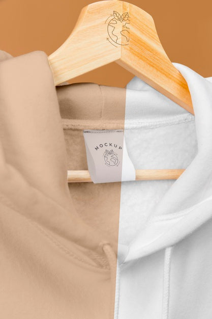 Mockup Hoodie Close Up Psd