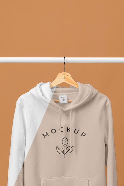 Mockup Hoodie Close Up Psd