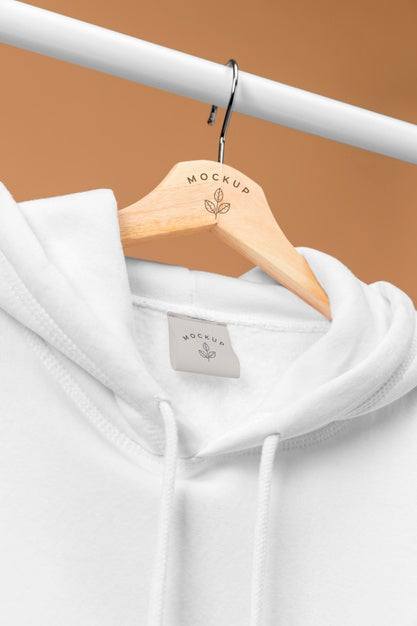 Mockup Hoodie Close Up Psd