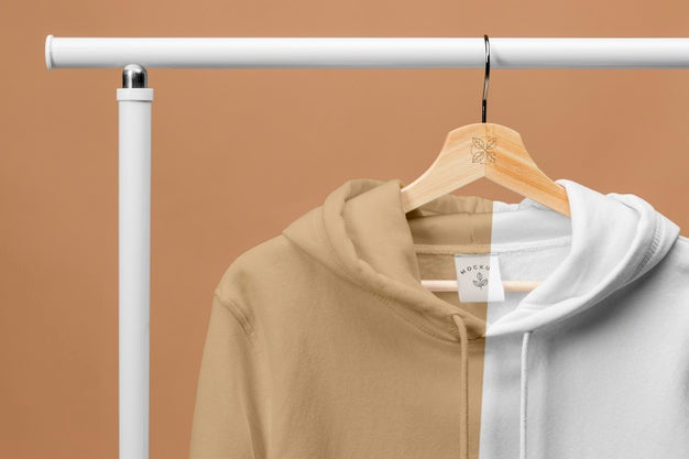 Mockup Hoodie Close Up Psd