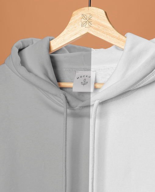 Mockup Hoodie Close Up Psd
