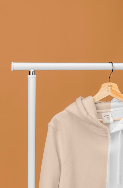 Mockup Hoodie Label Close Up Psd