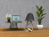 Mockup Laptop With Home Decorating In The Living Room Modern Interior. Psd