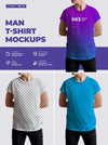 Mockup Male T-Shirts Design Psd