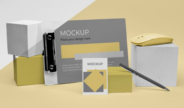 Mockup Mouse And Pen Psd