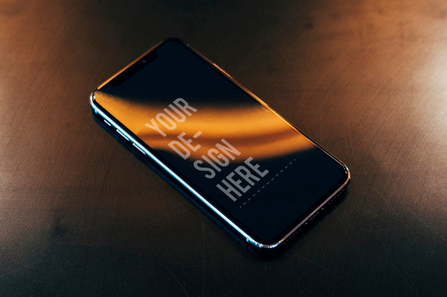 Mockup Of A Mobile Phone Screen Psd