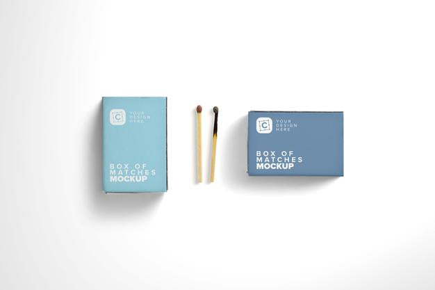 Mockup Of Box Matches Psd